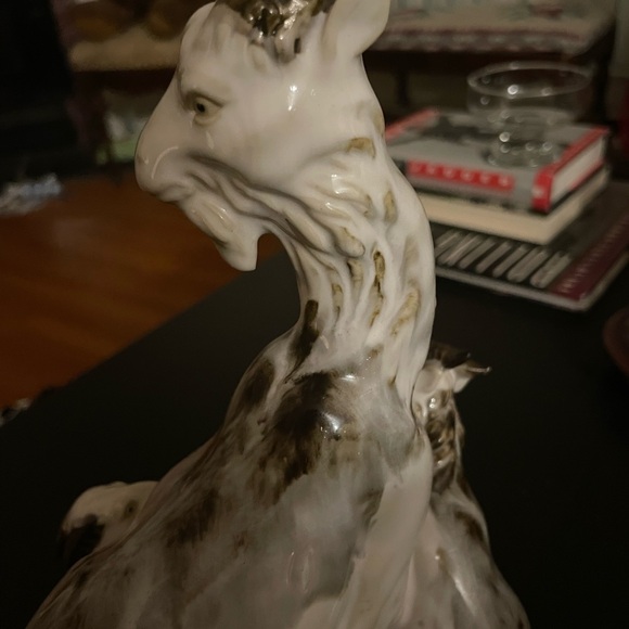 Vintage Porcelain Goat with kid - Picture 6 of 13